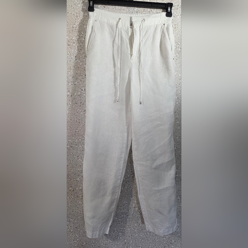 White Linen Pants